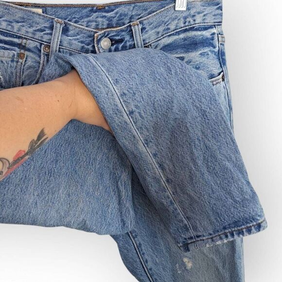 Levi's Premium 501 Women's Skinny Jeans in Can't Touch This Medium Wash size 25 - Picture 6 of 11